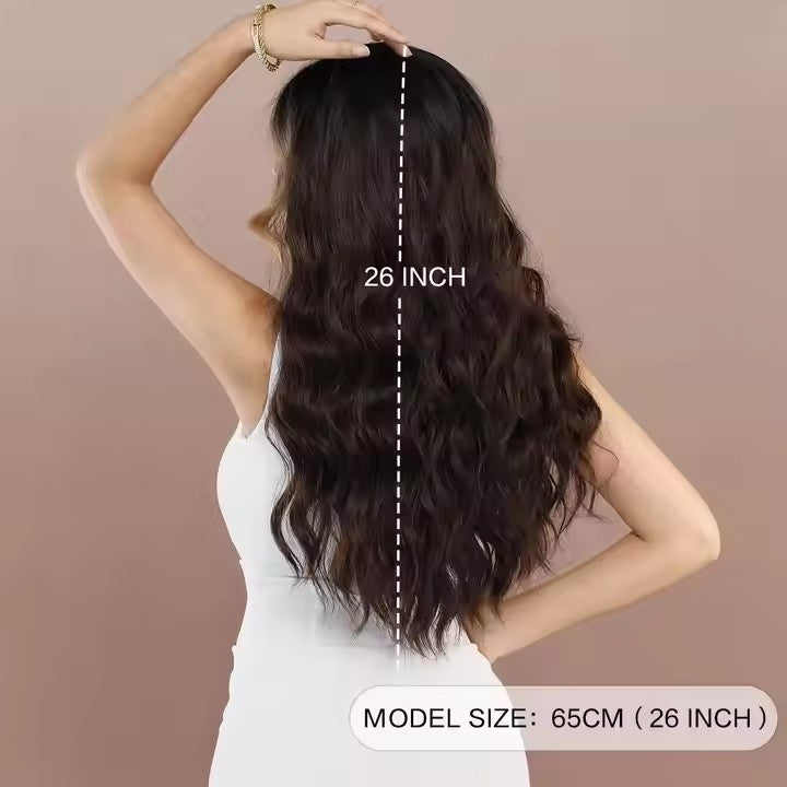 Lace Front Long Curly Light Brown Bob Wig Women Body Wave